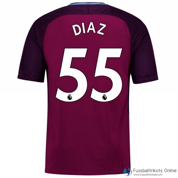 Manchester City Trikot Auswarts Diaz 2017-18 Fussballtrikots Günstig
